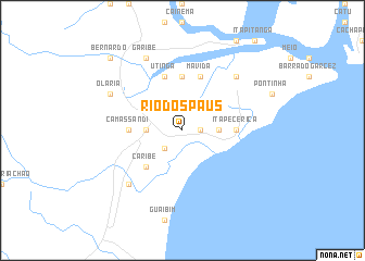 map of Rio dos Paus