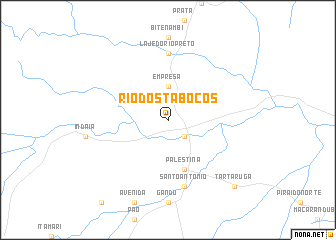 map of Rio dos Tabocos