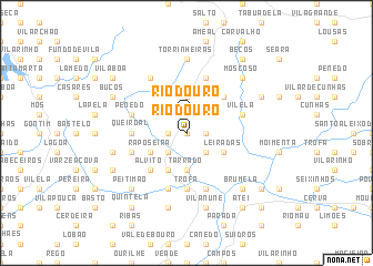 map of Rio Douro