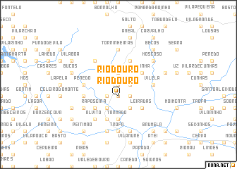 map of Rio Douro