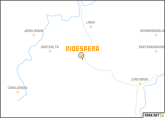 map of Rio Espera