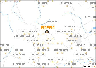 map of Río Frío