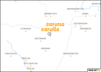 map of Rio Fundo