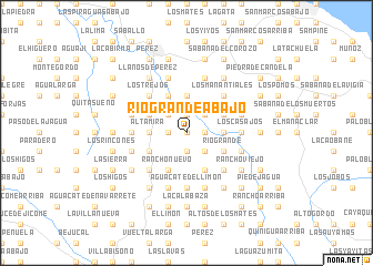 map of Río Grande Abajo