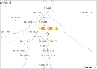 map of Río Grande