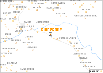 map of Río Grande
