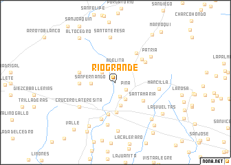 map of Río Grande