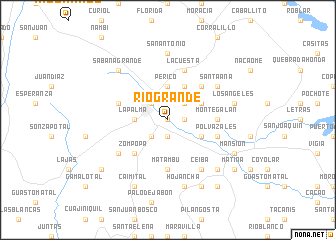 map of Río Grande