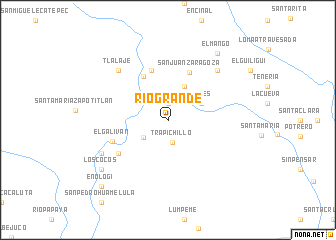 map of Río Grande