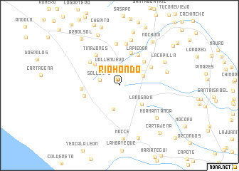 map of Río Hondo