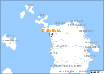 map of Río Isabel