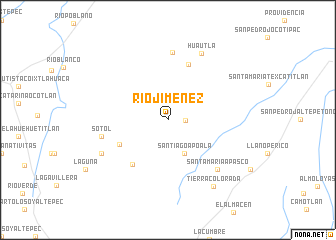 map of Río Jiménez