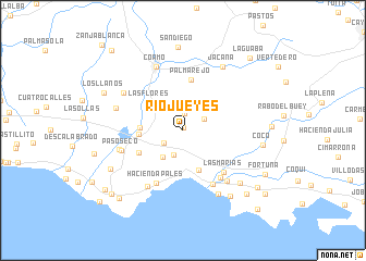map of Rio Jueyes