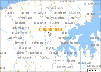 map of Río Lagarto