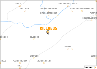 map of Ríolobos