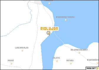 map of Río Luján