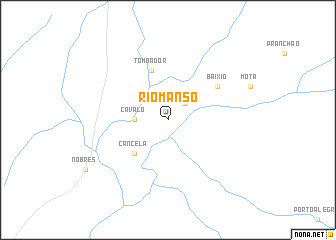 map of Rio Manso