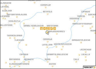 map of Río Medio