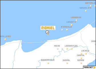 map of Río Miel