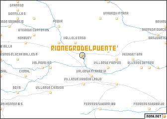 map of Ríonegro del Puente