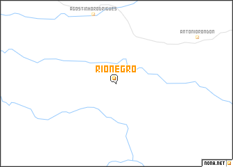 map of Rio Negro