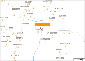 map of Rionegro