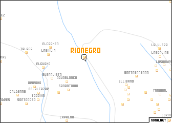 map of Ríonegro