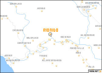 map of Rio Nido