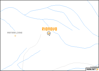 map of Rio Novo