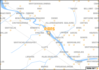 map of Rions