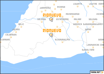 map of Río Nuevo