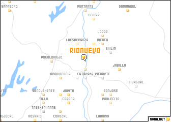 map of Río Nuevo