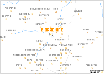 map of Río Pachiñe