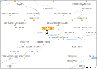 map of Riópar