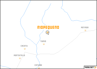 map of Rio Pequeno