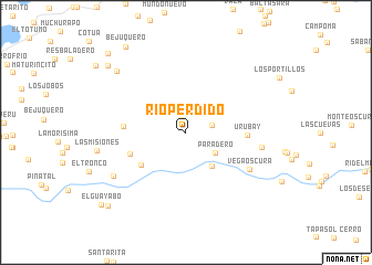 map of Río Perdido