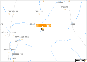 map of Rio Prêto