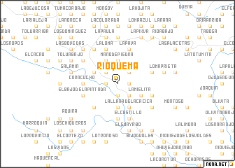 map of Río Quema