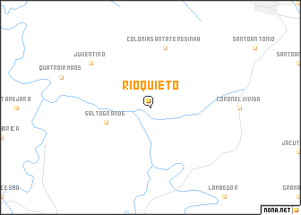 map of Rio Quieto