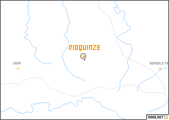 map of Rio Quinze