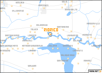 map of Rio Rico