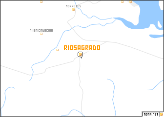 map of Rio Sagrado