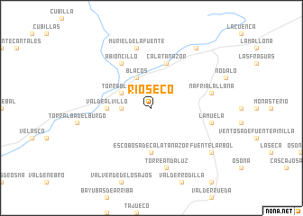 map of Ríoseco