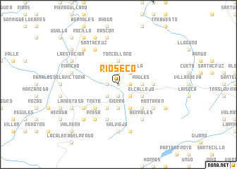 map of Ríoseco