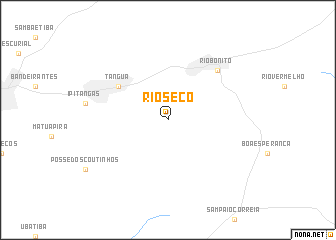 map of Rio Sêco