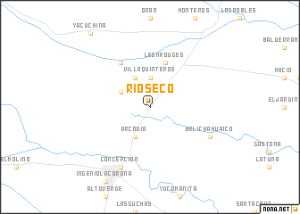 map of Río Seco