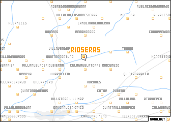 map of Ríoseras