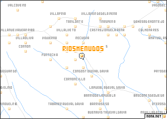 map of Ríos Menudos