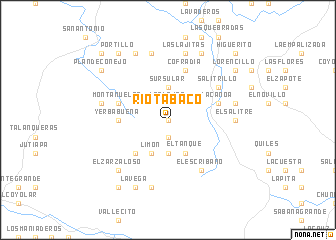 map of Río Tabaco