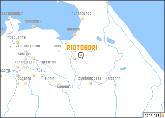 map of Río Tobori